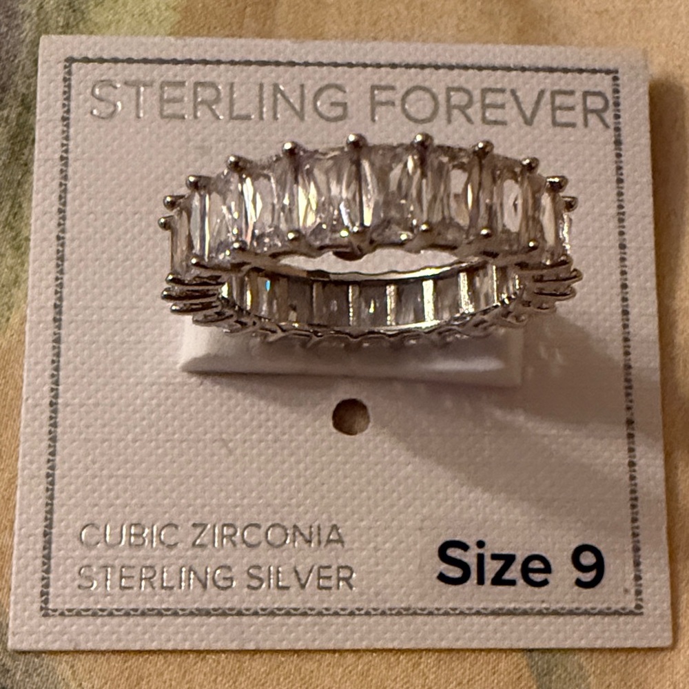Silver Cubic Zirconia Ring